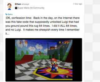 Illustration for article titled Miiverse Reacts To Super Mario 64 On Wii U